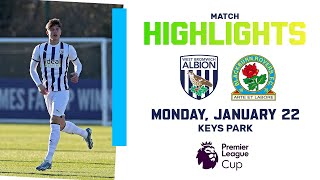 Premier League Cup Highlights  Albion 20 Blackburn Rovers [upl. by Gelasius]