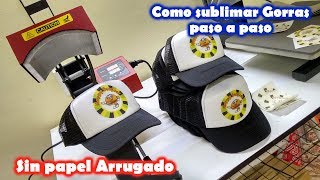 Como sublimar gorras paso a paso [upl. by Llertak]