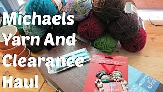 Michaels Yarn And Clearance Haul [upl. by Gloria]