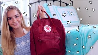 WHATS IN MY BACKPACK 2018  Fjallraven Kanken [upl. by Hnad553]