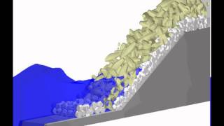 Interactions between waves and breakwaters 2 [upl. by Hseham209]