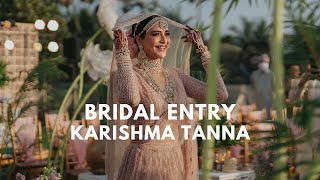 KINNA SONA  BRIDAL ENTRY SONG  KARISHMA TANNA BRIDAL ENTRY  EPIC STORIES [upl. by Alohs]