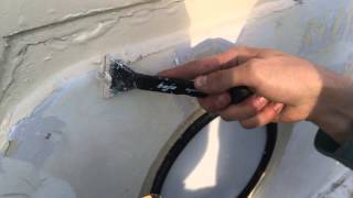 How to remove paint from Boat Gel Coat Fibreglass boats Bojo Tip 29 ATH29XNGL [upl. by Edla]