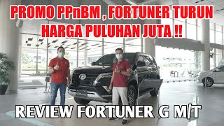 Turun Harga Puluhan Juta  Review Fortuner G Manual Facelift Paling MURAHH [upl. by Akeemahs]