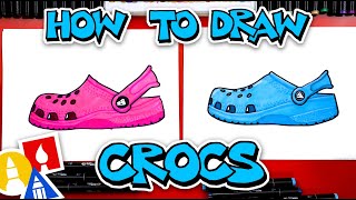 How To Draw Crocs [upl. by Acinehs]