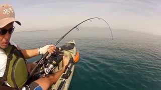 Kayak Fishing  Spinning al Tonno Rosso  Bluefin Tuna  CampR [upl. by Euqenimod]