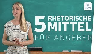 Rhetorische Stilmittel einfach erklärt I musstewissen Deutsch [upl. by Auberta376]