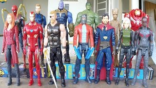 13 Bonecos Avengers Infinity War Completo  Coleção [upl. by Yroc]