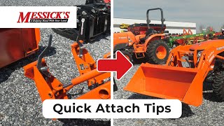 Skid Steer Quick Coupler Attachment Tips [upl. by Cosette191]