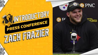 Zach Fraziers Introductory Press Conference  Pittsburgh Steelers [upl. by Emera287]