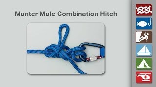 How to Tie the Munter Mule Combination Hitch [upl. by Ylelhsa]