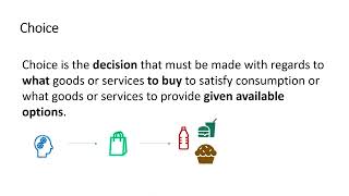 CSEC Economics  Nature of Economics Part 2 Opportunity Cost Scarcity and Choice [upl. by Tandi]