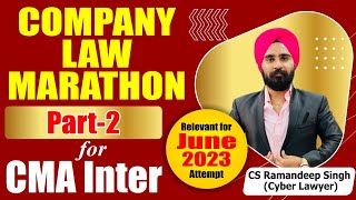 CMA INTER LAW MARATHON PART 2 RELEVANT FOR JUNE 23 ATTEMPT [upl. by Quintin]