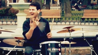 Одесса горсад барабанщик  Street Drummer Odessa Ukraine [upl. by Haonam76]