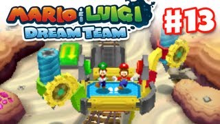 Mario amp Luigi Dream Team  Gameplay Walkthrough Part 13  Lots More Drilling Nintendo 3DS [upl. by Ellesirg]