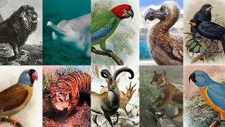 ANIMAIS EXTINTOS PELA HUMANIDADE 4 [upl. by Naget636]