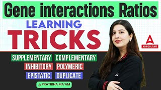 Gene Interactions Ratios Learning Tricks  By Pratibha Mam [upl. by Lihcox540]