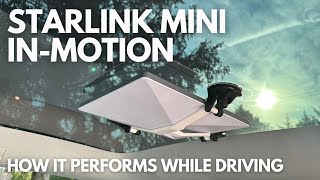 Testing the Starlink Mini InMotion [upl. by Boorman130]