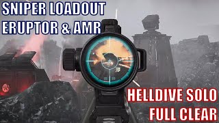 Helldivers 2  Erupter amp AntiMateriel Rifle vs Automatons  Helldive Solo Full Clear [upl. by Sada276]