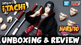 ITACHI UCHIHA SH Figuarts Naruto Unboxing e Review BR [upl. by Hough]