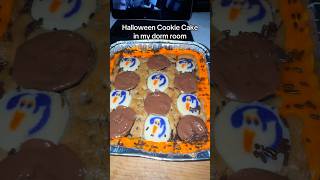 Halloween Cookie Cake in my dorm room [upl. by Ltsyrk]