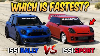 GTA 5 ONLINE  ISSI RALLY VS ISSI SPORT WHICH IS FASTEST [upl. by Mat590]