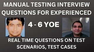 Manual Testing Interview Experience Manual Testing Mock Interview  4 YOE [upl. by Lucrece]