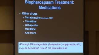 Oral Agents for the Treatment of Blepharospasm [upl. by Sualocin]