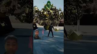 Through Ball and open xmax tree 🎄 christmastree christmas satisfying tree art shortsviral [upl. by Llenart347]