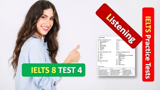 Cambridge IELTS 8 TEST 4 Listening  Cambridge IELTS Listening  IELTS Practice Tests [upl. by Hinch378]