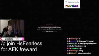 HSFearless Banned Live on Stream [upl. by Nhguav780]