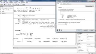 Calculate incidence rates and incidencerate ratios for survival data using Stata® [upl. by Enaud47]