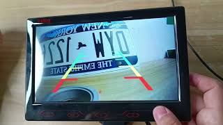 Yakry Y16 Backup Camera with 7 Inch Monitor Easy Set up for CarTruckSUVATV [upl. by Eniahpets716]