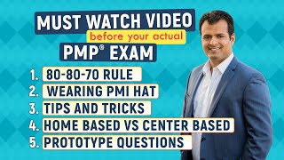 PMP Most Important Video Before Actual PMP Exam  PMP Exam Day Strategies 2024 [upl. by Jaclin]