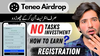 Teneo Airdrop Like Grass Project  Teneo Depin Airdrop Project  How to Earn money By Teneo Airdrop [upl. by Odracir625]