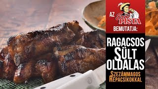 Ragacsos sült oldalas recept Erős Pista bemutatja [upl. by Ahsiatal191]