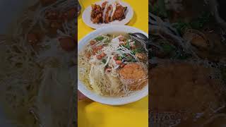 laksa nyonya padu kat klebang dia meniaga dlm foodcourt Warisan Keluarga Hjh Kimbong [upl. by Ahseila433]