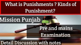 what is punishment  types of punishment  punishment ipc bns [upl. by Doble]