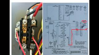 HVAC Training Understanding Schematics Contactors  2 [upl. by Kosey]