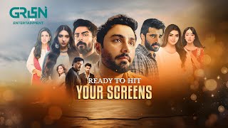 Green Entertainment Upcoming Dramas 💫 Hamza Ali Abbasi Ahmed Ali Akbar Khushhal Khan Ramsha Khan [upl. by Deibel]