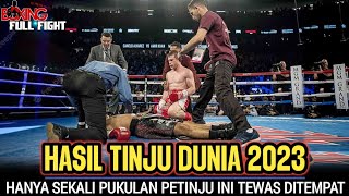 HASIL TINJU DUNIA  TEWAS DENGAN SEKALI PUKULAN  CANELO ALVAREZ VS AMIR KHAN  KNOCKOUT BOXING [upl. by Doig]