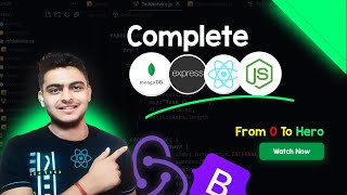 MERN Tutorial Complete MERN Stack  Build a Task Management Project [upl. by Revart]