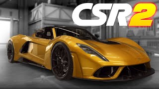 CSR2  VENOM F5 ROADSTER  MAXED Tune  Shift Pattern [upl. by Murtagh]