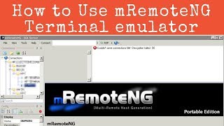 How to use mRemote ssh tool  Hindi [upl. by Olimac131]