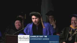 Charlie Days Merrimack College Commencement Address [upl. by Zysk]