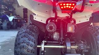 Polaris Outlaw 70 EFI Spark Arrestor Delete [upl. by Buhler]