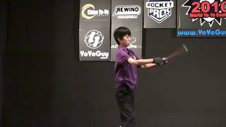 2010 World YoYo Contest 5A Division 1st Takeshi Matsuura [upl. by Akinehc]