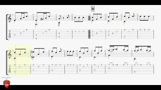 Niccolò Paganini  La Campanella  Guitar Tabs [upl. by Paine]