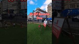 Garden of Remembrance in Edinburgh Scotland shorts poppy edinburgh remembranceday [upl. by Salkin]