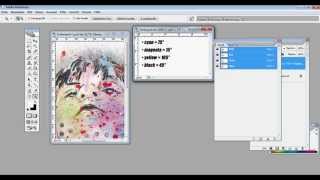 Tutorial  Vierfarbdruck  CMYK Farbseparation für den Siebdruck in Photoshop erstellen [upl. by Eissirhc]